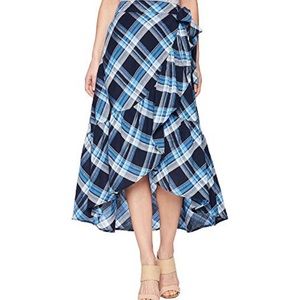 LAUREN Ralph Lauren Plaid Ruffled Skirt